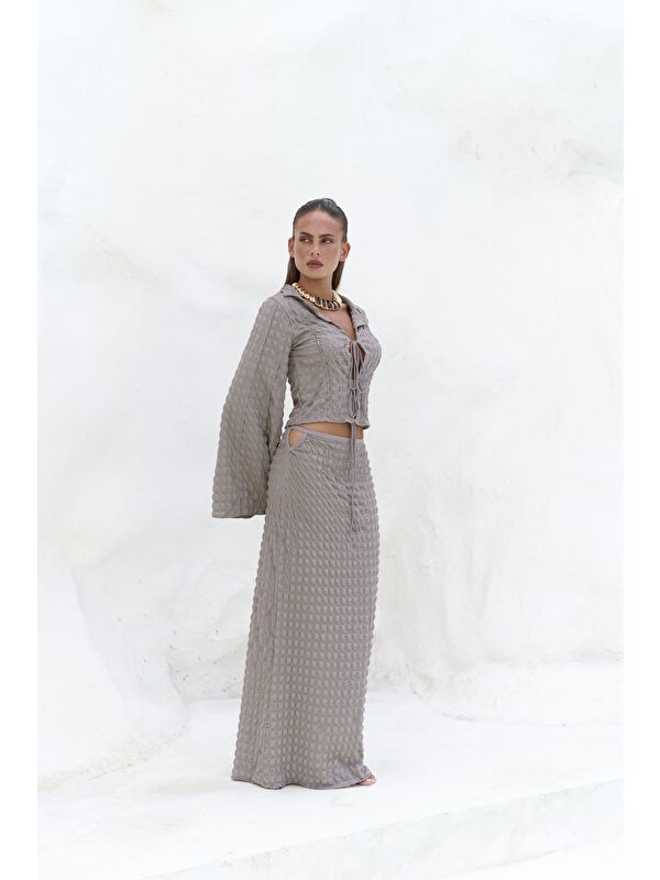 Mai Collection Rania Vizon Gömlek Etek Takım