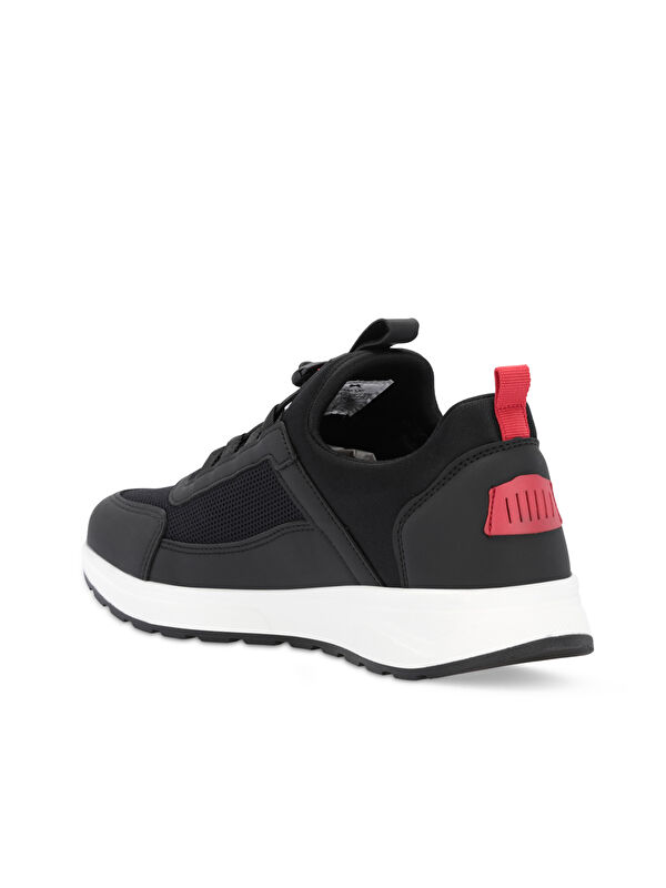 TADDEO I Kadın Sneaker Ayakkabı Siyah / Kırmızı - Görsel 4