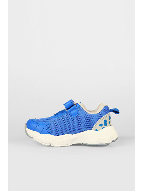 Tuna Baskılı Erkek Bebek Saks Mavi Spor Ayakkabı - Görsel 3