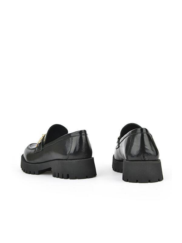 Hakiki Deri Kadın Ayakkabı 1531033Z2549 Siyah - Görsel 4