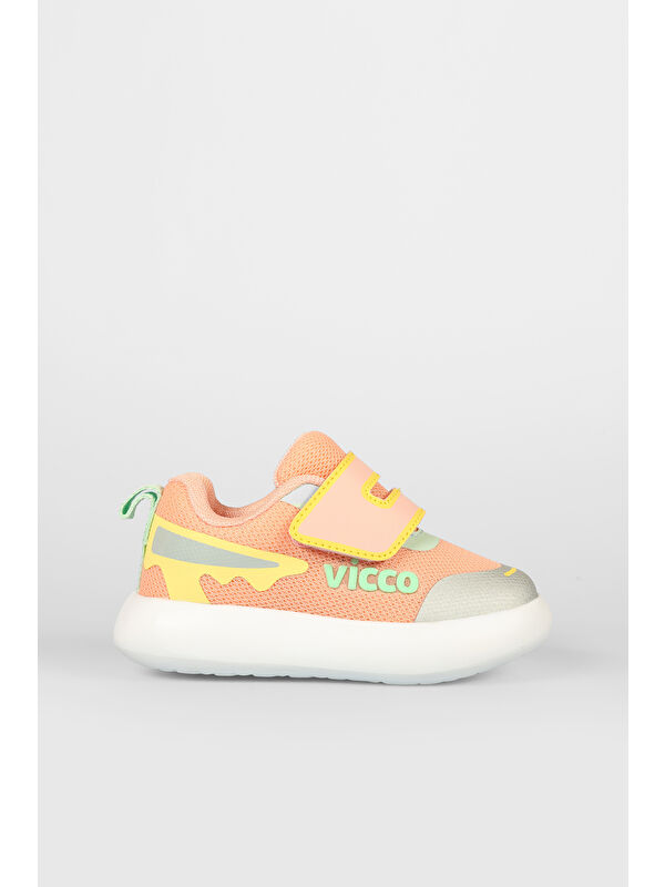 Melodic Işıklı Kız Bebek Pudra Sneaker - Görsel 2