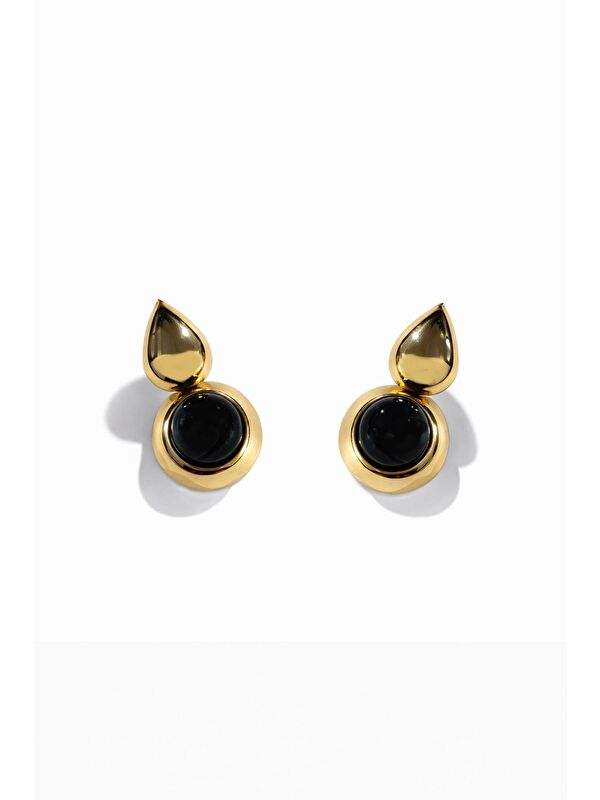 New Obsessions Black Glow Sallantılı Kadın Küpe