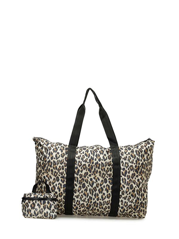 Butigo FOLDAWAY BAG 5PR KAHVE MULTI Kadın Omuz Çantası