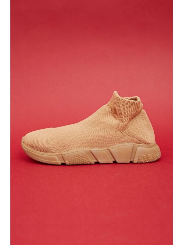 Superb Çorap Ayakkabı Açık Kahverengi - Görsel 4