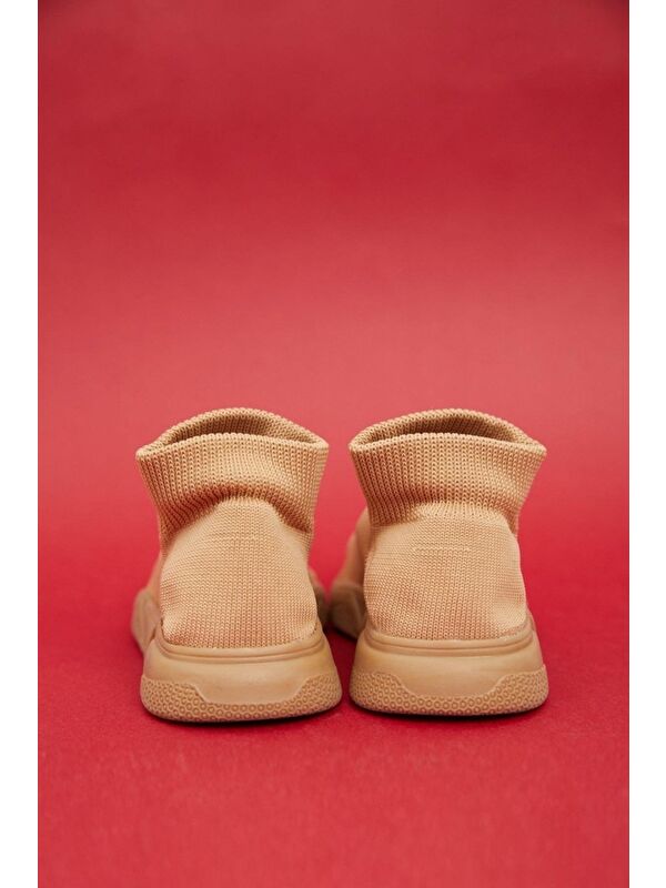 Superb Çorap Ayakkabı Açık Kahverengi - Görsel 5