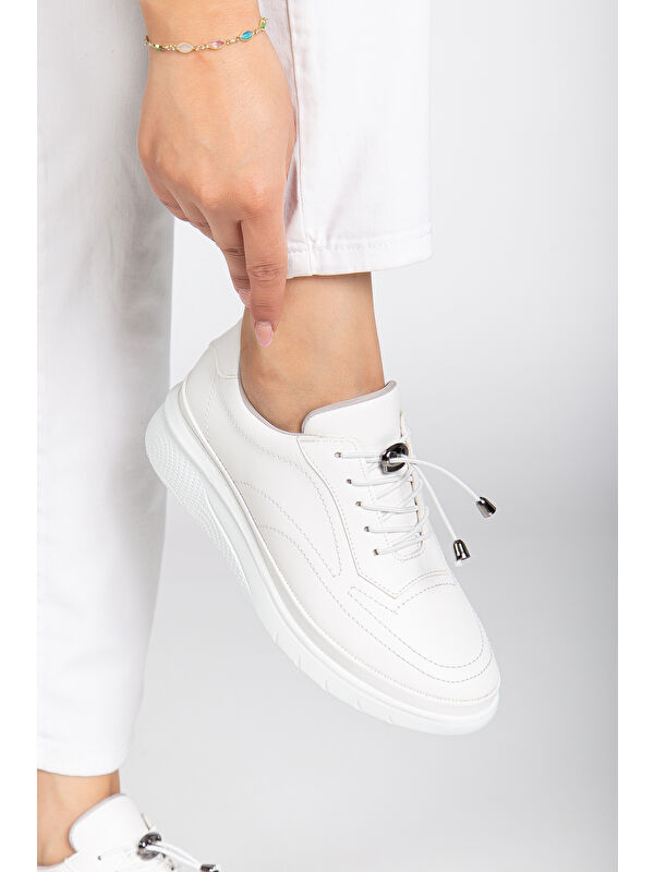 D12221 Günlük Ortopedik Kadın Sneaker Spor Ayakkabı - Görsel 5