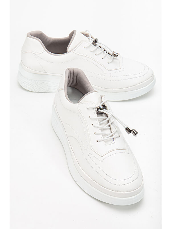 D12221 Günlük Ortopedik Kadın Sneaker Spor Ayakkabı - Görsel 6