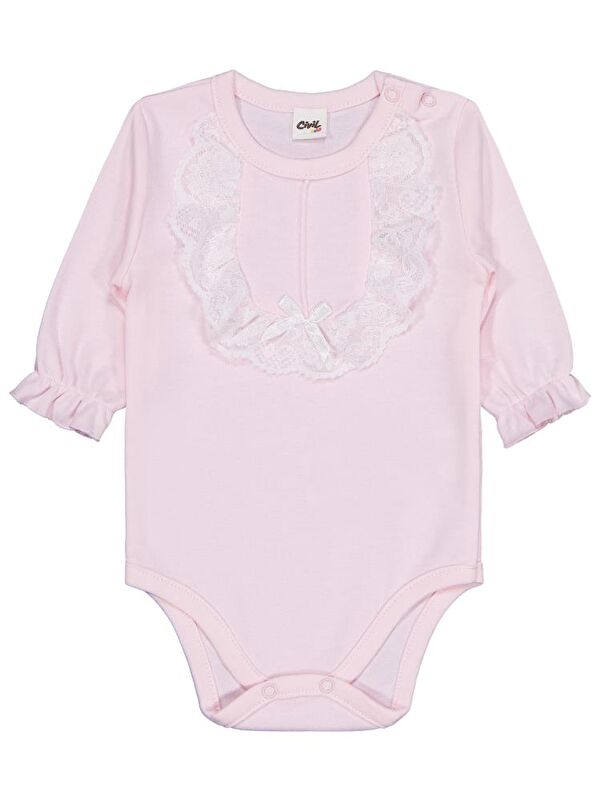 Civil Baby Brodeli 1-18 Ay Çıtçıtlı Badi