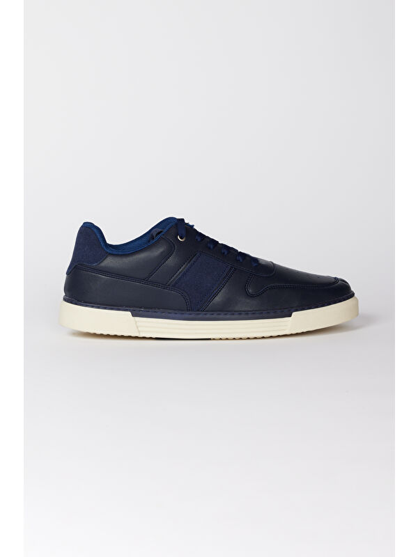 Erkek Lacivert Sneaker Ayakkabı - Görsel 2