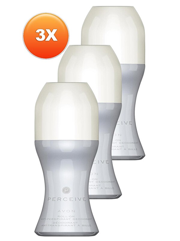 AVON Perceive Kadın Rollon 50 Ml. Üçlü Set