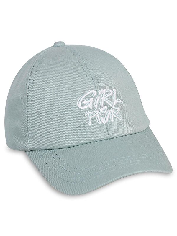 Civil Girls Power 6-9 Yaş Çocuk Kız Kep Şapka - Yeşil Standart