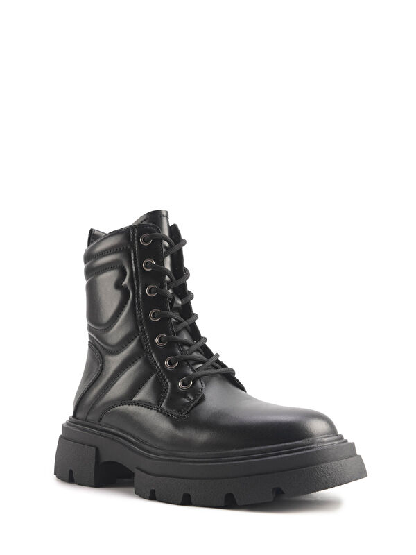 324663.Z 4PR Siyah Kadın Rock Bot - Görsel 3