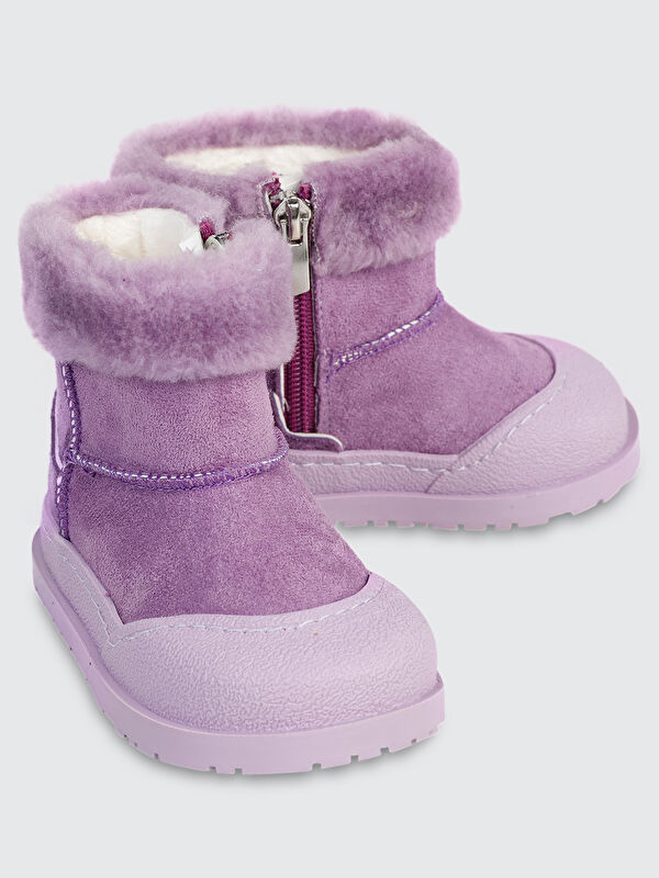 Civil Boots Kız Çocuk Süet Bot 21-25 Numara Lila