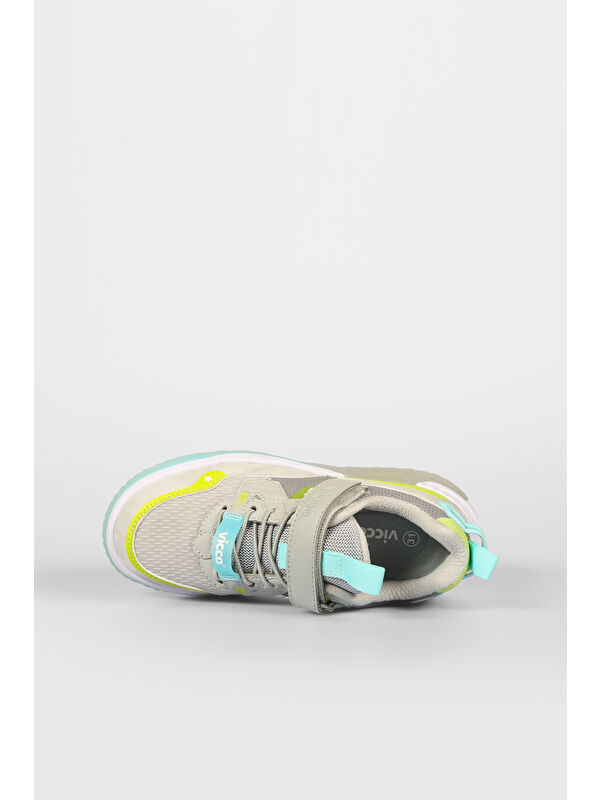 Aidos Hafif Erkek Çocuk Gri Spor Ayakkabı - Görsel 6