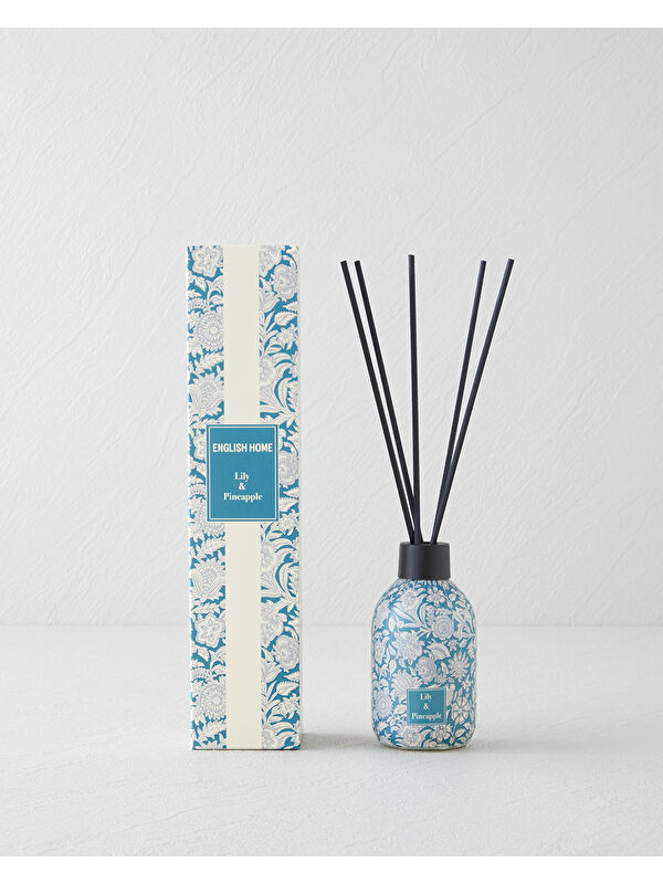 English Home Lily & Pineapple Çubuklu Oda Kokusu 100 ml Mavi