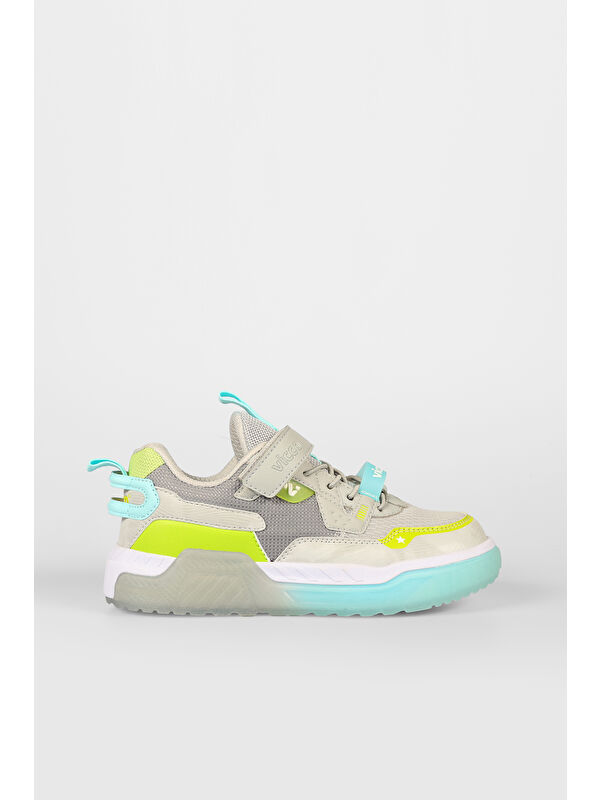 Aidos Hafif Erkek Çocuk Gri Spor Ayakkabı - Görsel 9