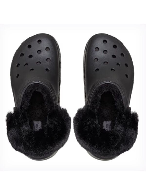 Classic Platform Fuzz Lined Clog Kadın Terlik 212854 - Görsel 4