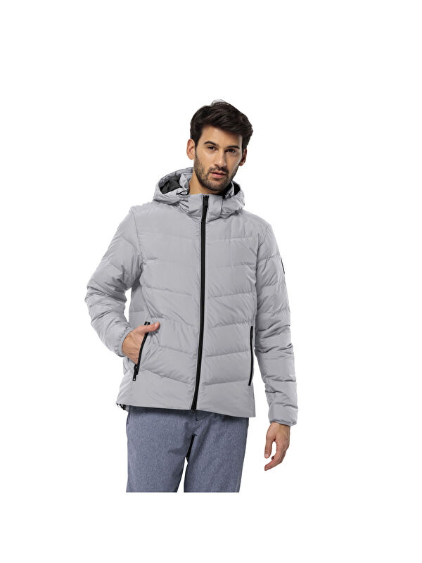 Jack Wolfskin Colonius Erkek Gri Outdoor Şişme Mont