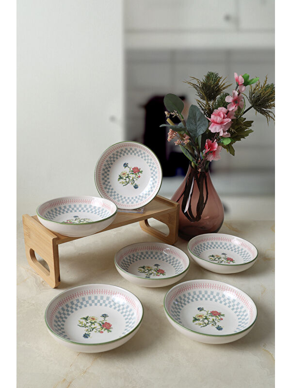 Keramika Rose Line Halka Çerezlik / Sosluk 13 Cm 6 Adet