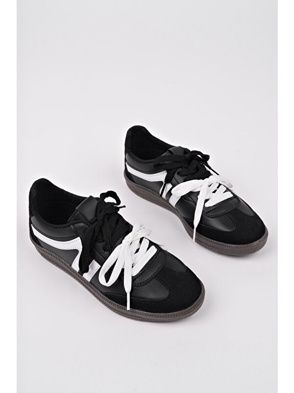 RETRO Çift Bağcıklı Günlük Kadın Sneaker Spor Ayakkabı - Görsel 3