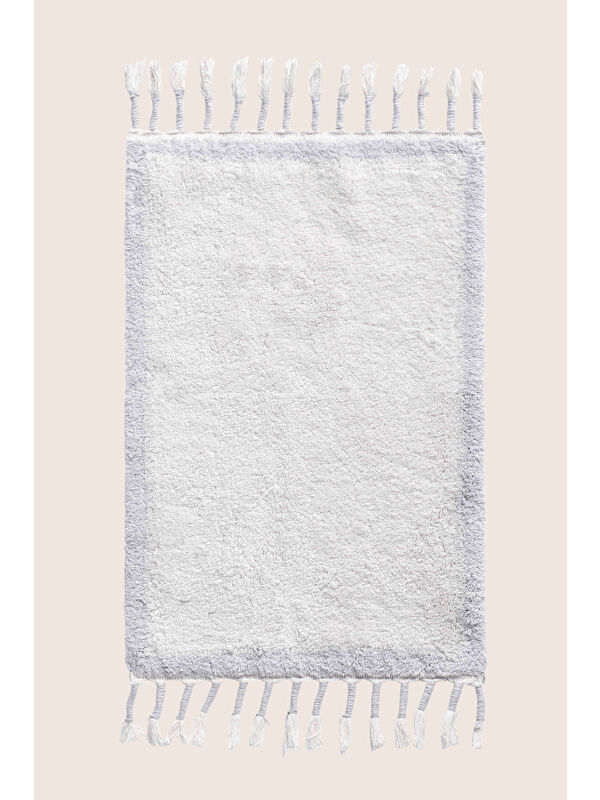 İrya Root Tekli Banyo Paspası %100 Pamuk 50x80 cm Açık Mavi
