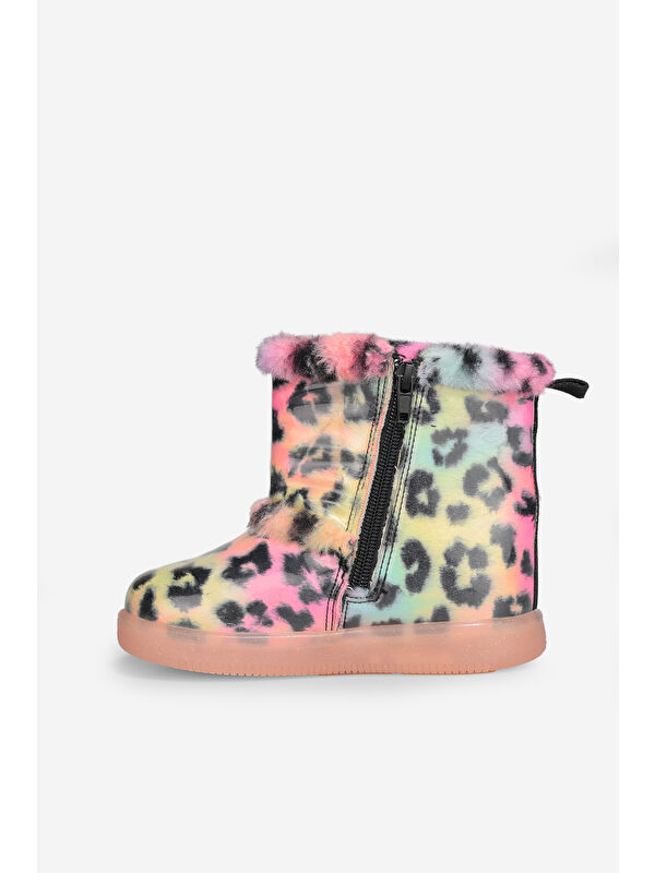 Peli Işıklı Kız Okul Öncesi Siyah Çizme - Görsel 3