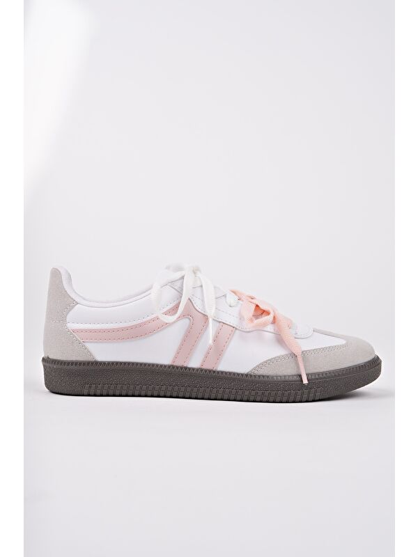 RETRO Çift Bağcıklı Günlük Kadın Sneaker Spor Ayakkabı - Görsel 4