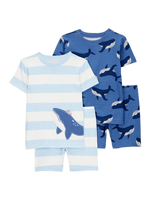 Carter's Erkek Bebek Pijama Set 4'lü Paket