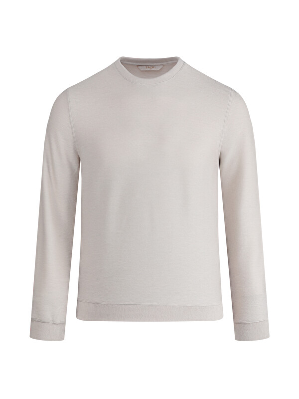 Hatemoğlu Taş Regular Fit Bisiklet Yaka Sweatshirt