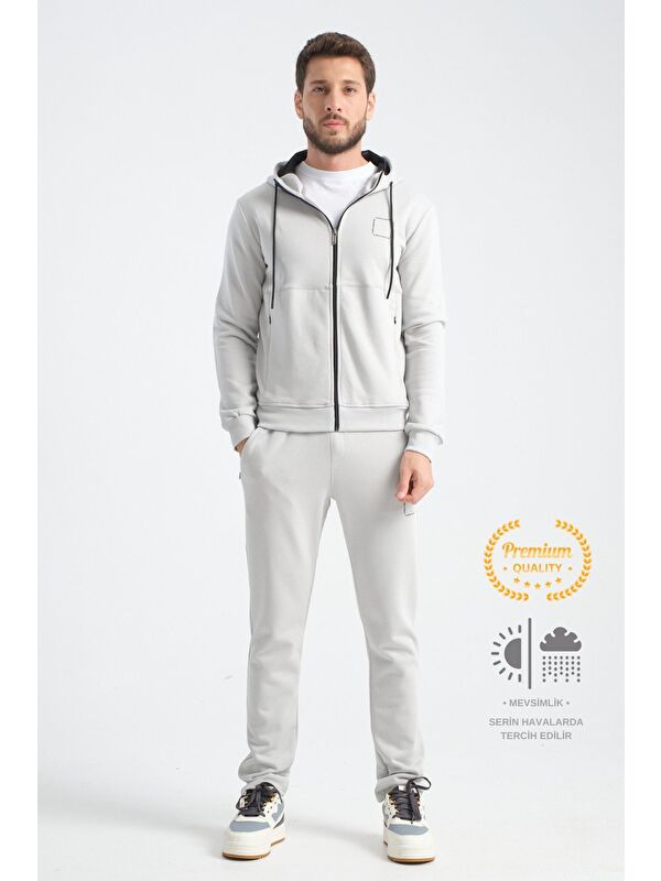 Shooter Sportswear Taş Erkek Eşofman Takımı Mevsimlik Luxe Kalite Pamuklu