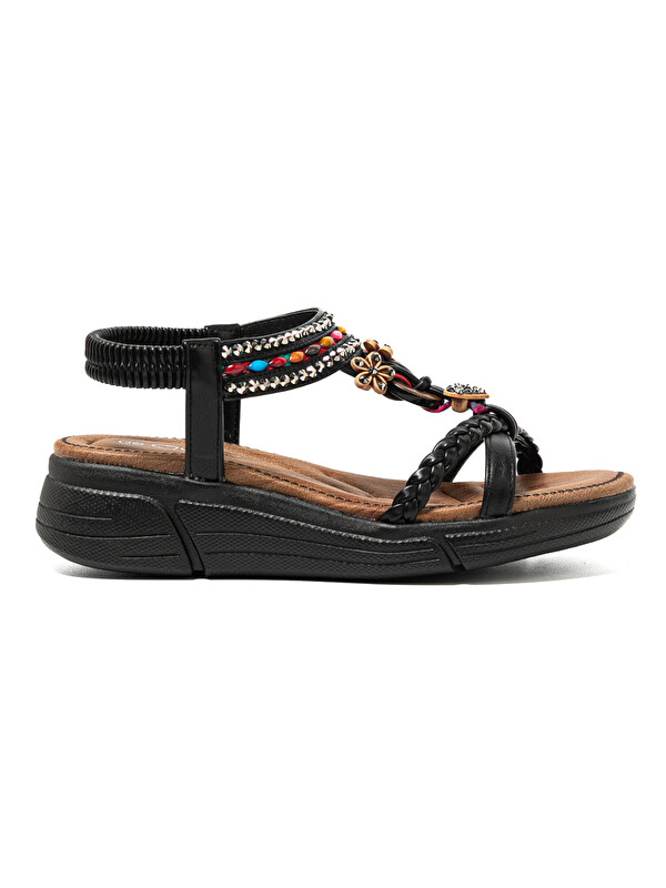 Guja Kadın Sandalet 25Y154-1 SY Siyah