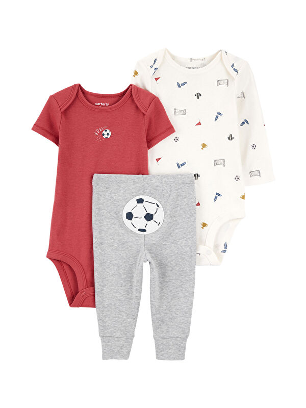 Carter's Erkek Bebek Kırmızı 3Lü Set