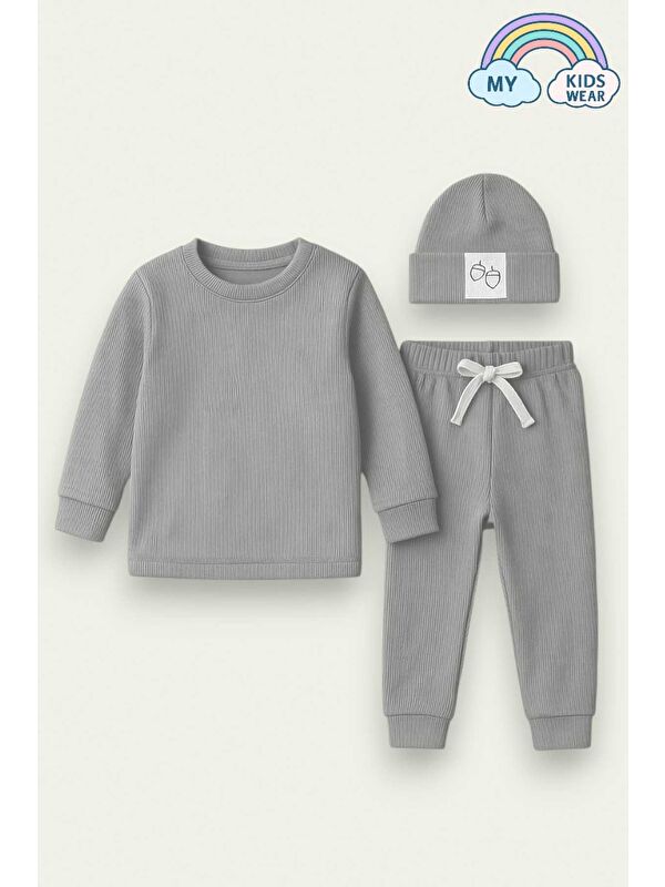 My Kids Wear Fitilli Unisex Bebek - Çocuk Üçlü Takım