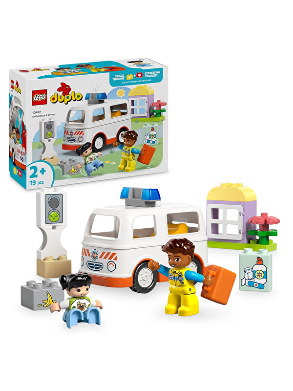 Lego DUPLO Ambulans ve Sürücü 10447