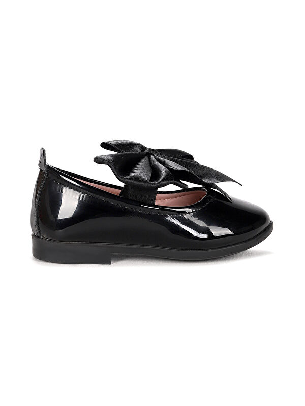 Tari Rugan Fiyonk Lastikli Kız Bebek Babet Ayakkabı - Görsel 4