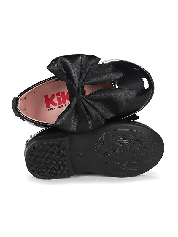 Tari Rugan Fiyonk Lastikli Kız Bebek Babet Ayakkabı - Görsel 6