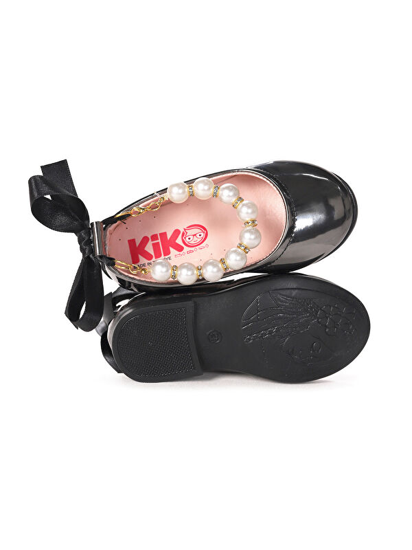 Blanch Ayna İncili Lastikli Kız Bebek Babet Ayakkabı - Görsel 6