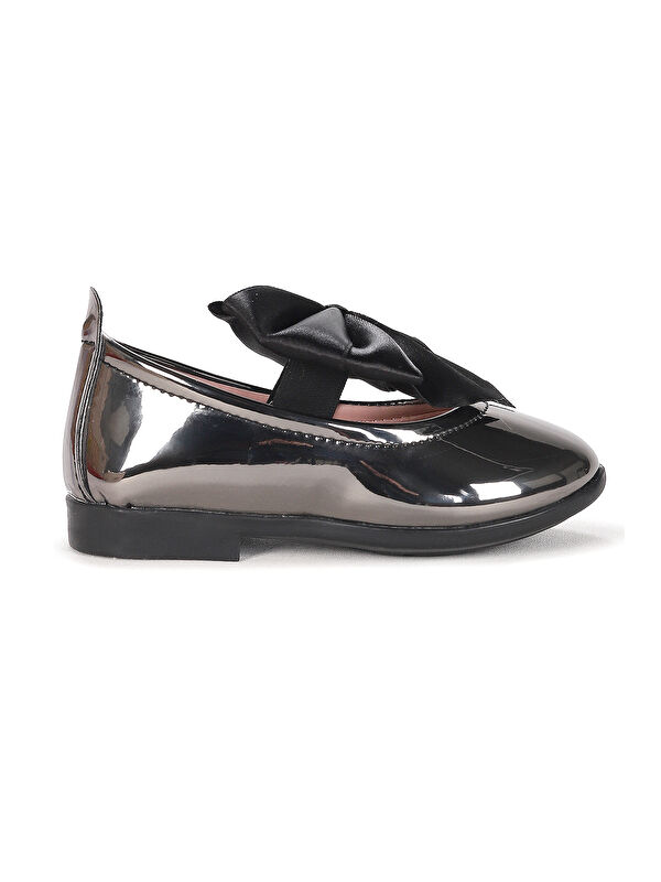 Tari Ayna Fiyonk Lastikli Kız Bebek Babet Ayakkabı - Görsel 4