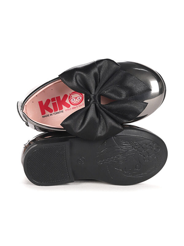 Tari Ayna Fiyonk Lastikli Kız Bebek Babet Ayakkabı - Görsel 6