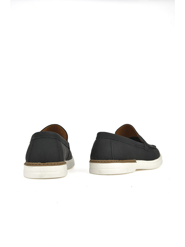 Erkek Hakiki Deri Ayakkabı 1511007ZB04 Siyah - Görsel 4