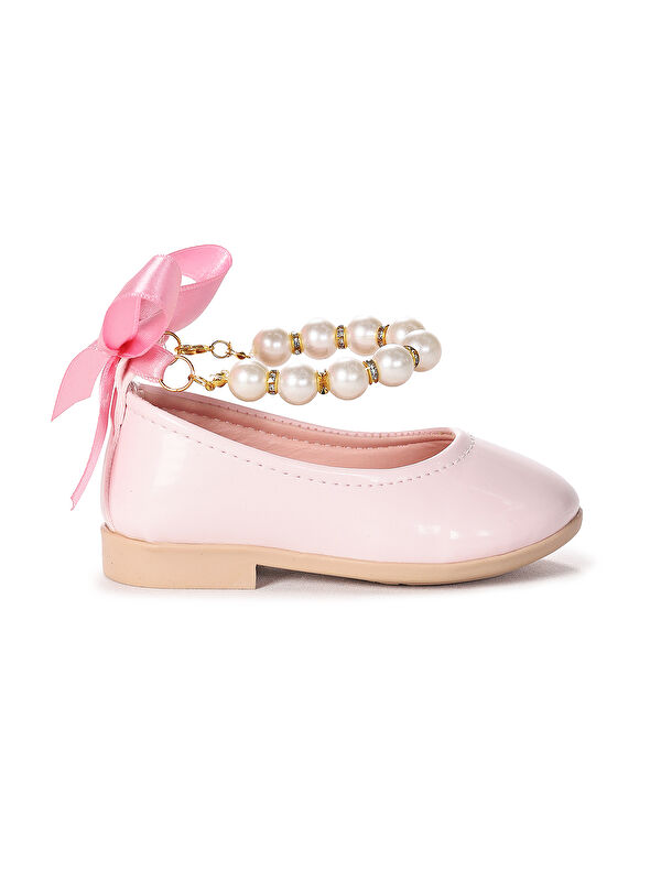 Blanch Rugan İncili Lastikli Kız Bebek Babet Ayakkabı - Görsel 4