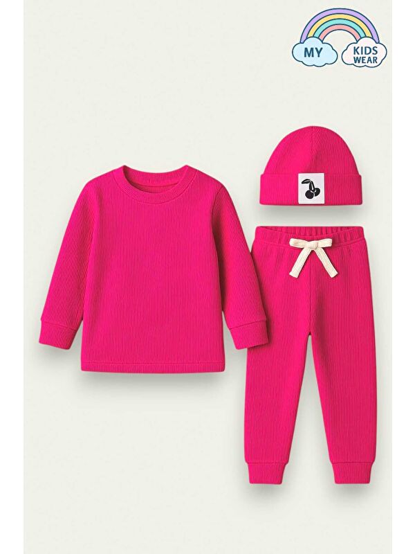 My Kids Wear Fitilli Unisex Bebek - Çocuk Üçlü Takım