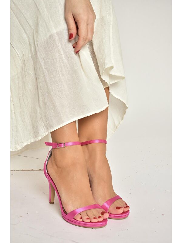 Fox Shoes Fuşya Kadın Topuklu Ayakkabı Y569716904