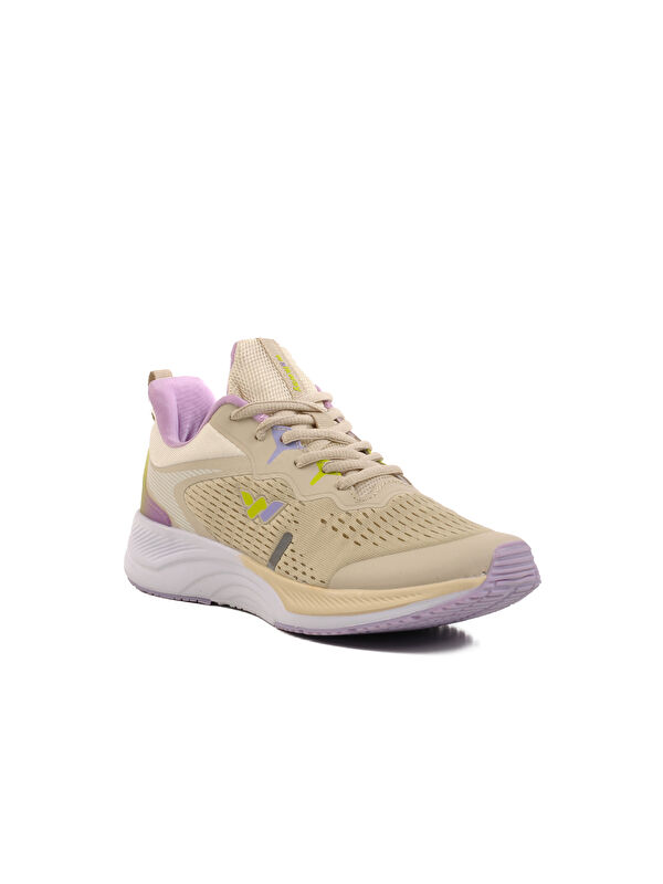 Bej Memory Foam Hafif Hava Alabilen Unisex Spor Ayakkabı Mada G - Görsel 4