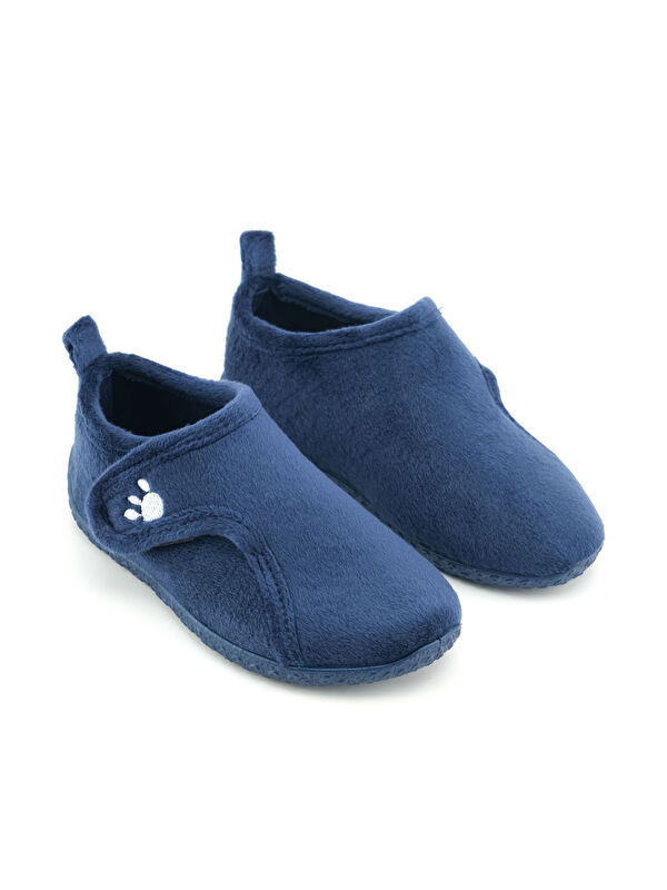 Kışlık Erkek Çocuk Rahat Taban Cırt Cırtlı Ayarlanabilir Ev Okul Kreş Panduf Ayakkabı - Görsel 4