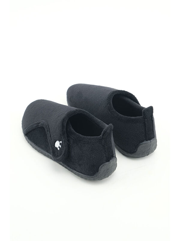 Kışlık Kız Çocuk Rahat Taban Cırt Cırtlı Ayarlanabilir Ev Okul Kreş Panduf Ayakkabı - Görsel 5