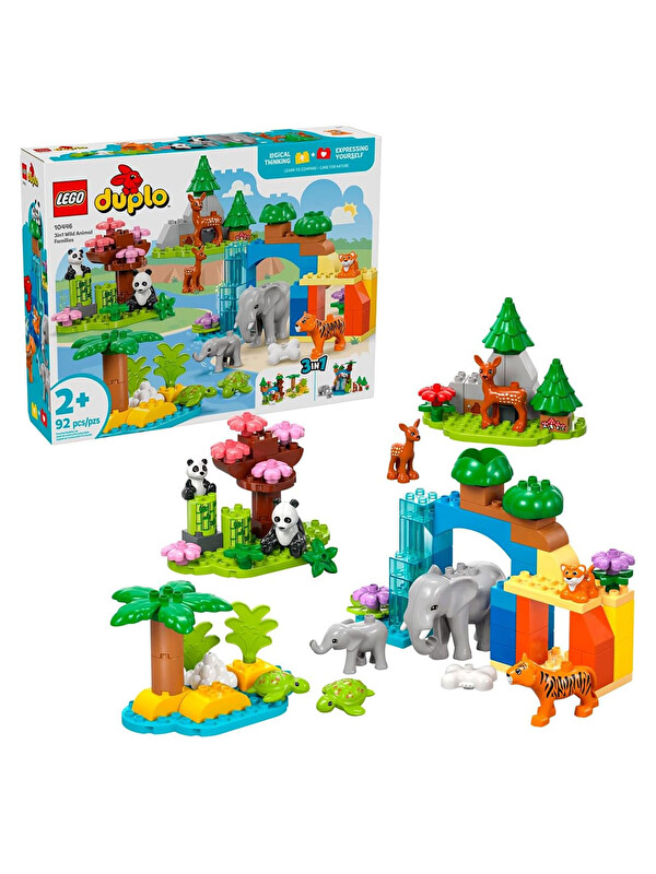 Lego DUPLO Kasabası 3’ü 1 Arada Vahşi Hayvan Aileleri 10446