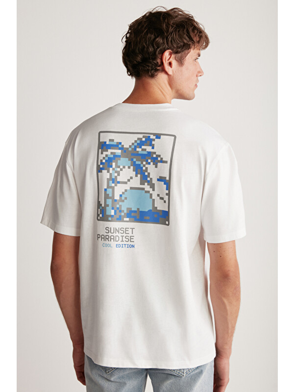 GRIMELANGE ARNALDO Regular BEYAZ T-Shirt