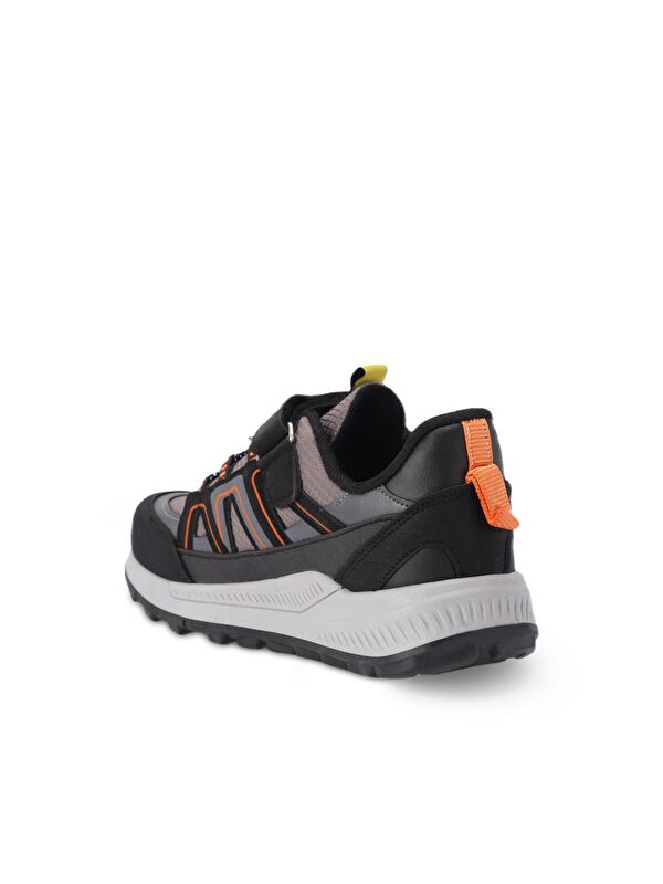 KROSS KTN Sneaker Unisex Çocuk Ayakkabı Siyah / Koyu Gri - Görsel 4