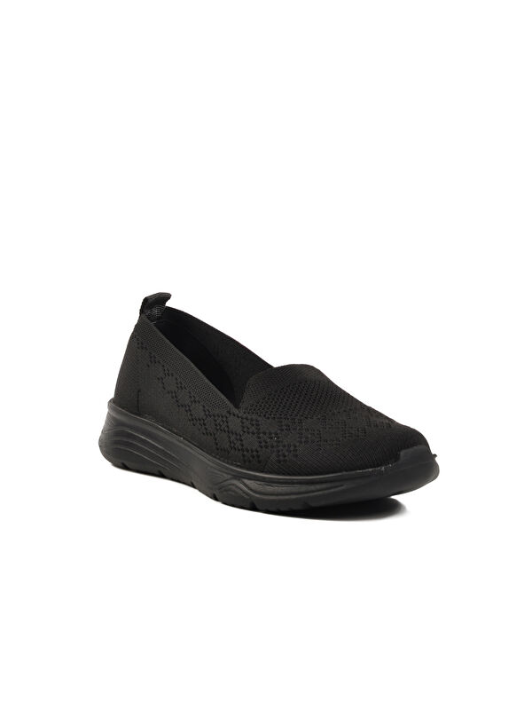 Siyah Hafif Triko Kadın Casual Ayakkabı 2410 Z - Görsel 4